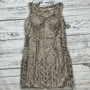 Anny‎ Lee beaded sheath sleeveless dress size xxl